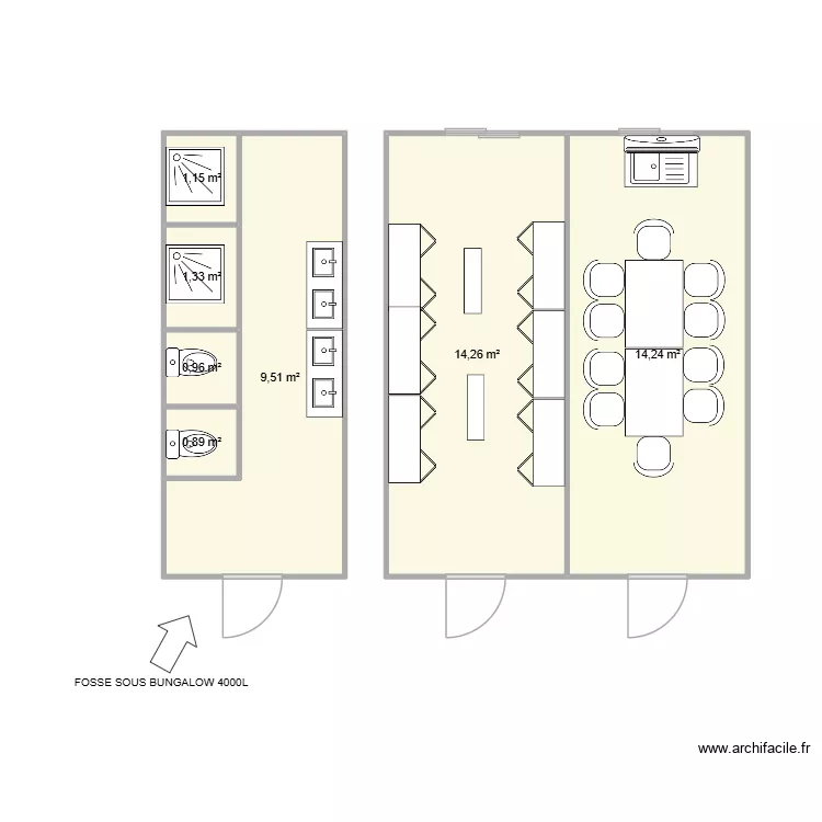 CIMAT CHANTIER SAULCE SUR RHONE. Plan de 