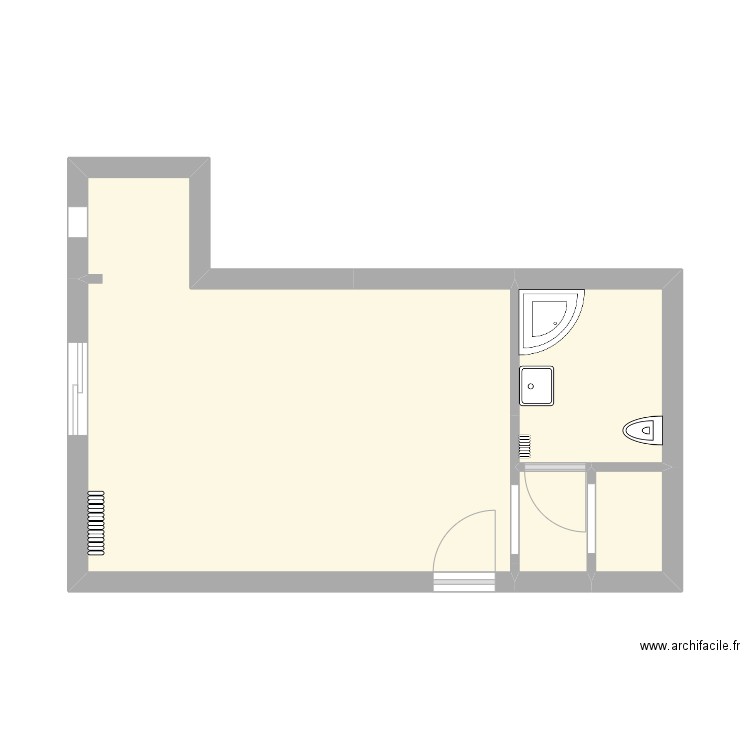 Corniche. Plan de 0 pièce et 0 m2