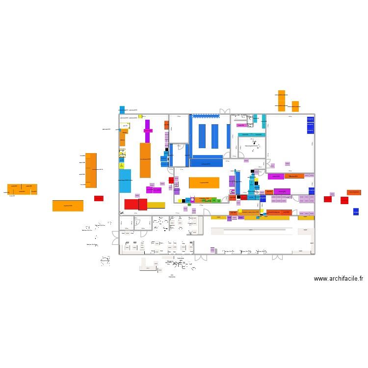 reserve 31.5. Plan de 11 pièces et 392 m2