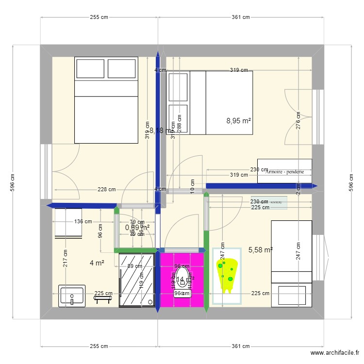 maguide sous sol modif 1. Plan de 6 pièces et 20 m2