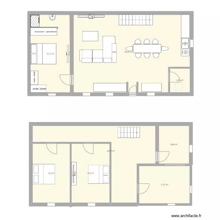 Rdc. Plan de 8 et 140 m² Rdc. Plan de 8 et 140 m²