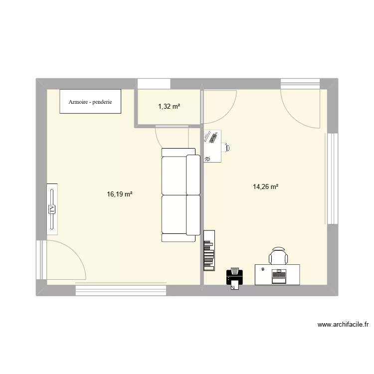 La p&eacute;pite Margut original. Plan de 