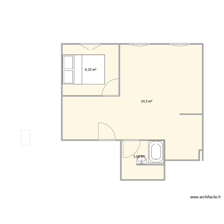 8 Andr&eacute; Aune. Plan de 0 pièce et 0 m2