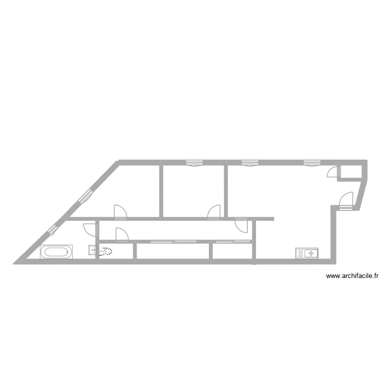 LAUGIER - 18181. Plan de 9 Pièces et 64 m² LAUGIER - 18181. Plan de 9 Pièces et 64 m²