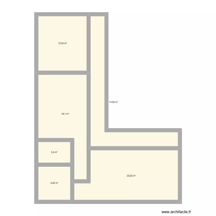 nadirou. Plan de 6  et 78 m²