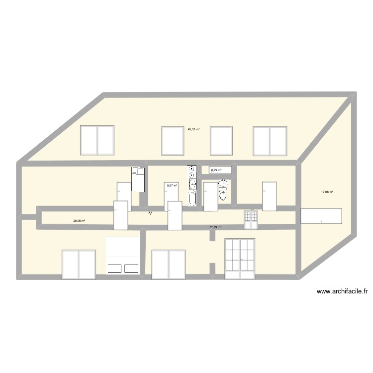 notre maison. Plan de 0 pièce et 0 m2