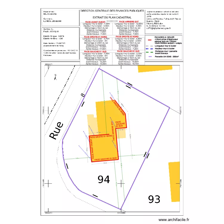 DP02 FARRON. Plan de 