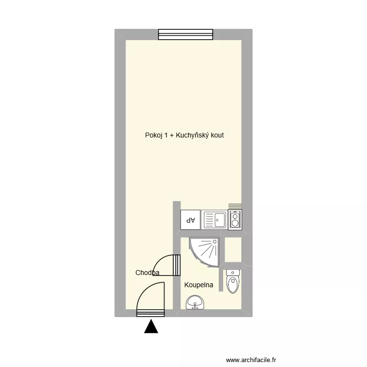generála píky 2893 byt 19. Plan de 7 Pièces et 147 m² generála píky 2893 byt 19. Plan de 7 Pièces et 147 m²