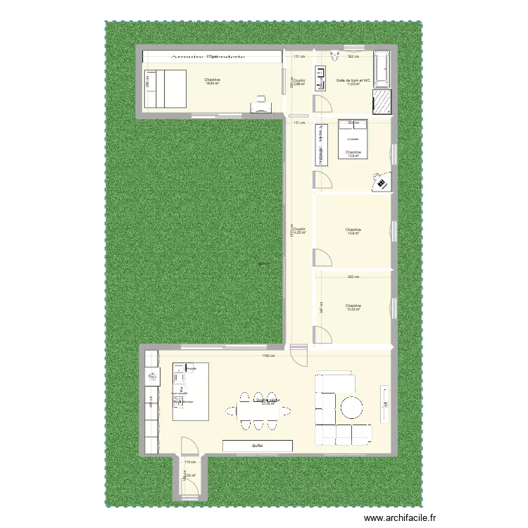 maison. Plan de maison. Plan de