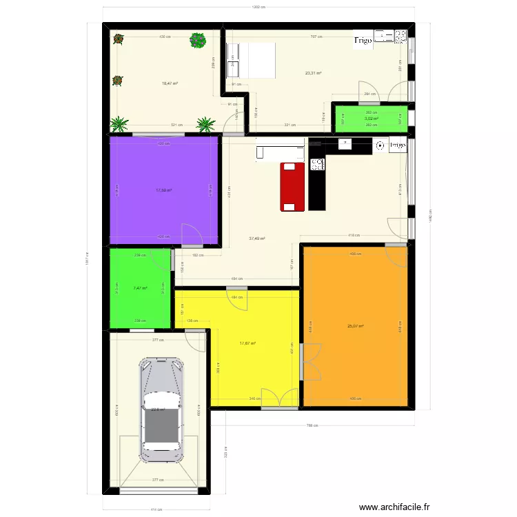Kharouba 3. Plan de 