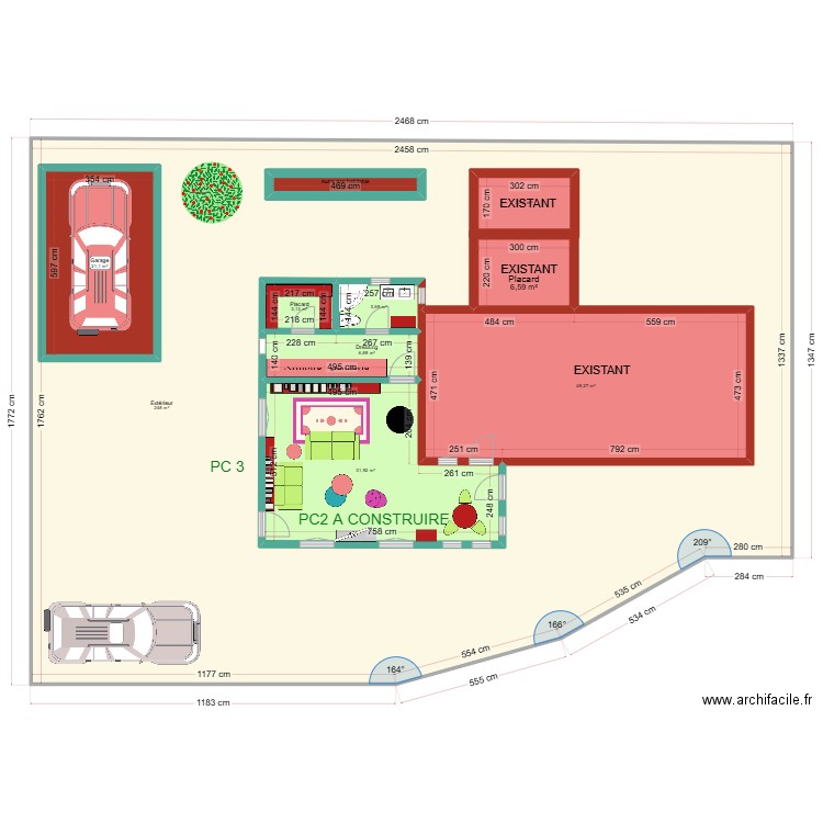 TRAVAUX ST EVROULT PEUT ETRE. Plan de 10 pièces et 533 m2