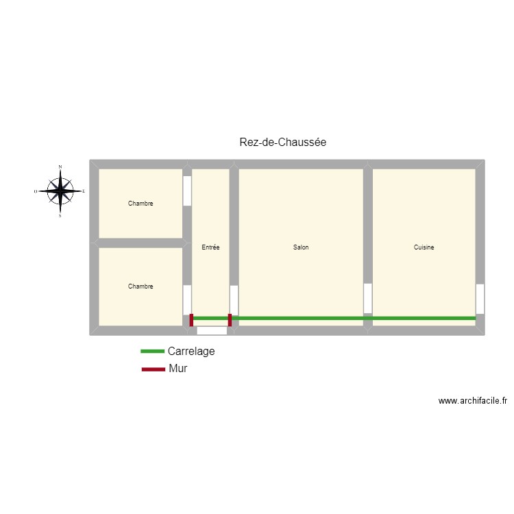 codolo. Plan de 0 pièce et 0 m2