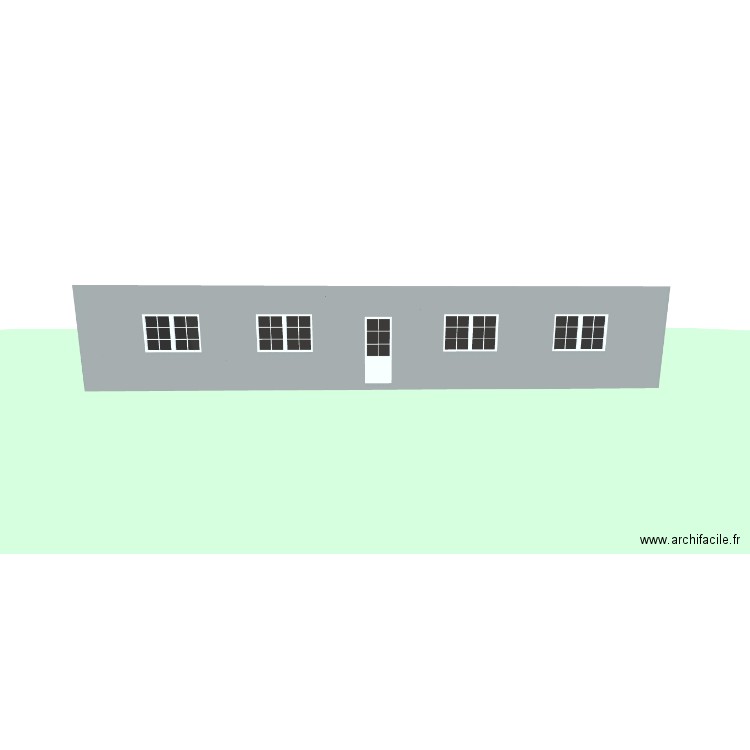 mobilhomme. Plan de 1 pièce et 104 m2