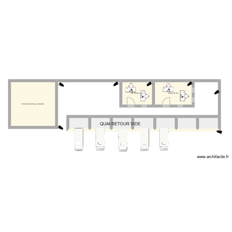 VIDE + RH. Plan de 0 pièce et 0 m2