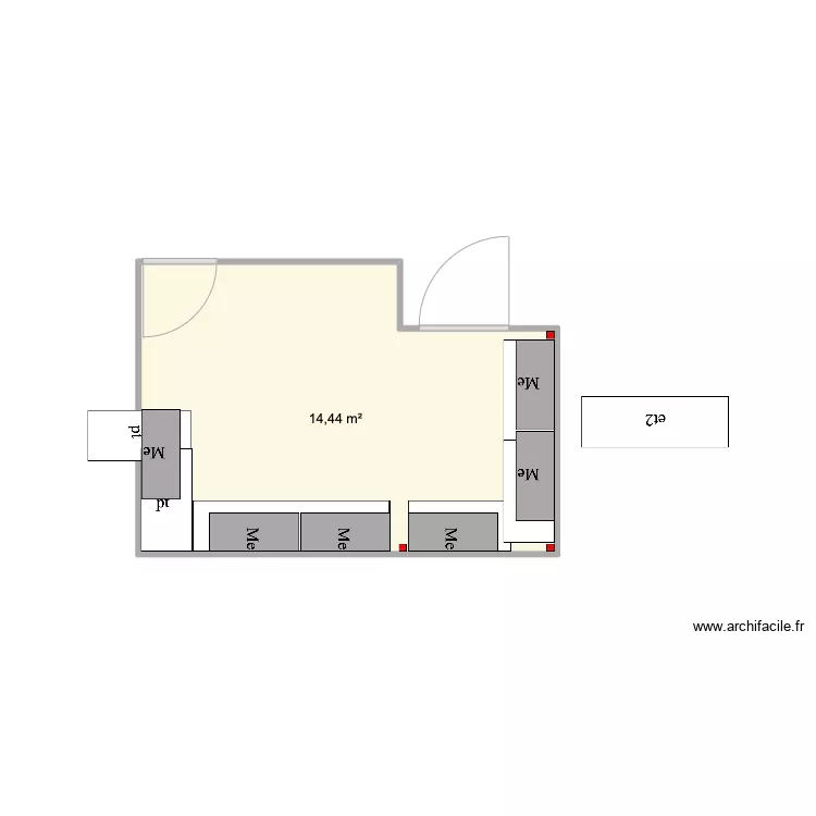 Atelier. Plan de 