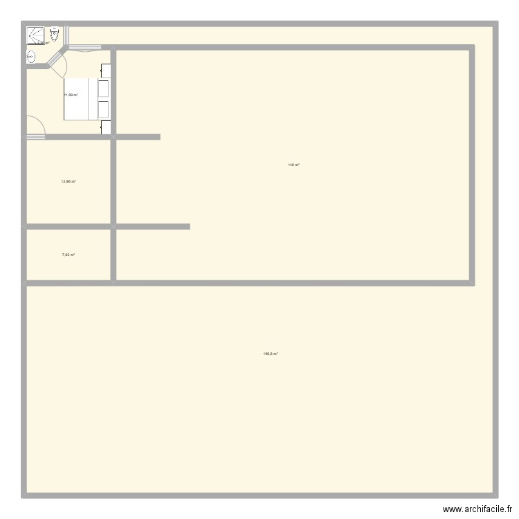 CELIB. Plan de 26 pièces et 1899 m2