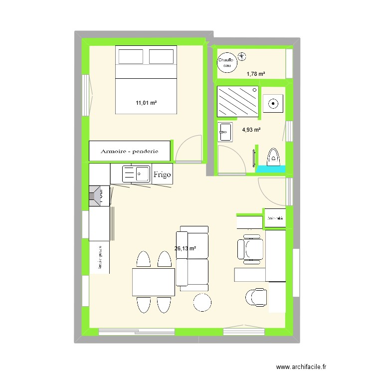 Appart st Rome. Plan de 0 pièce et 0 m2
