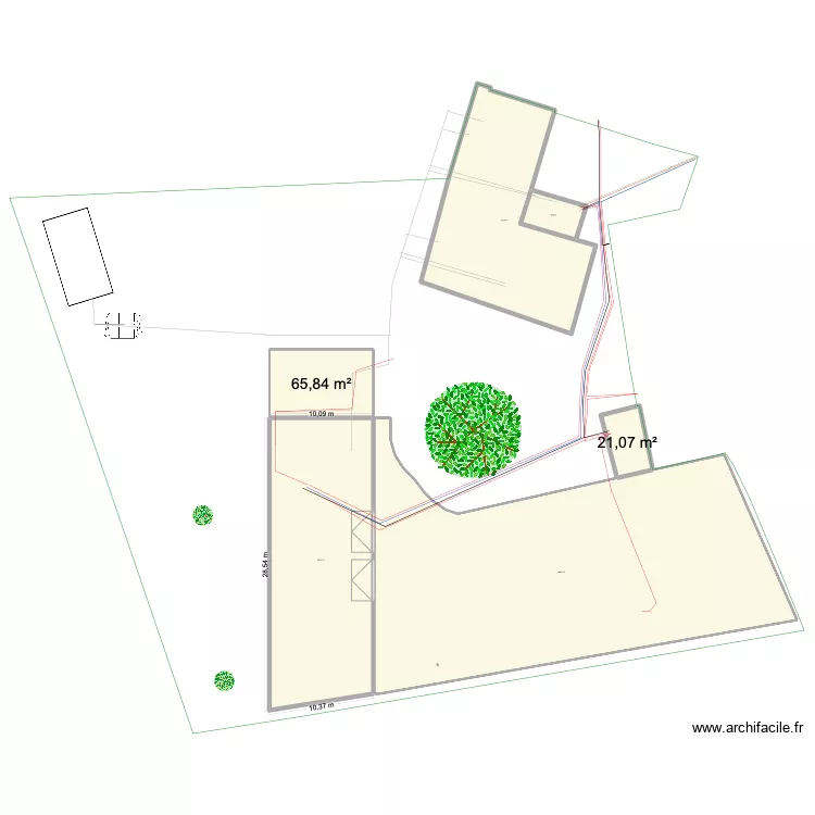 maison manifold r&eacute;seau. Plan de 