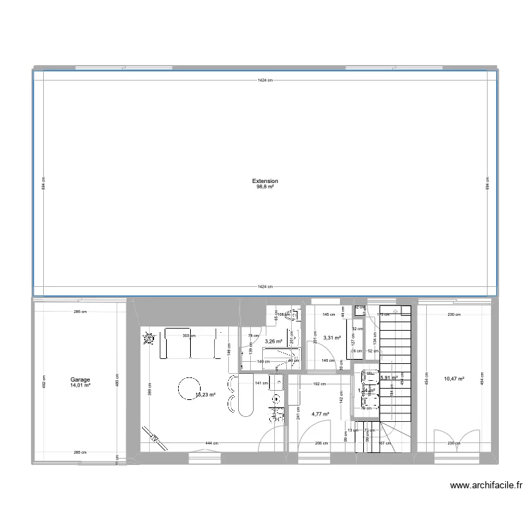 MONTCHAT RDC - STUDIO. Plan de MONTCHAT RDC - STUDIO. Plan de