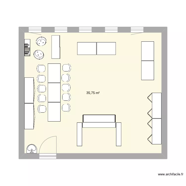 classe. Plan de 1 et 36 m² classe. Plan de 1 et 36 m²