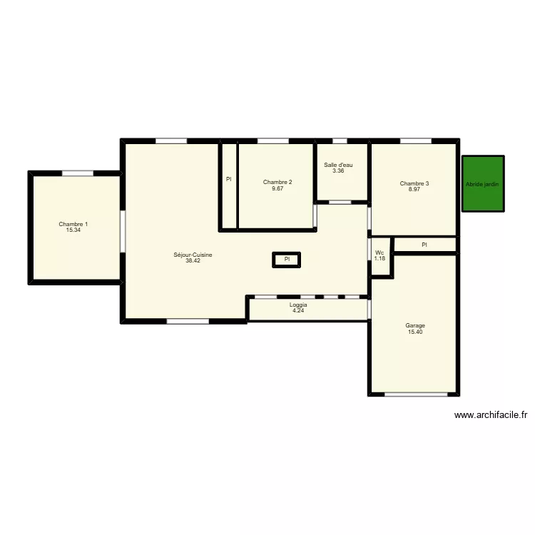 Notre Dame de Monts Creusot. Plan de 