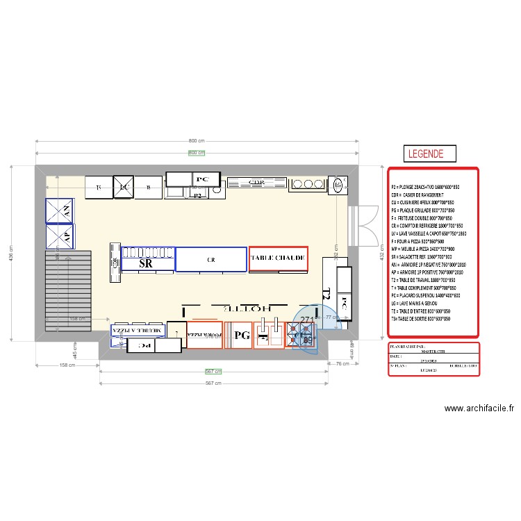 PLAN BISCOTTE 4 DIM.. Plan de 1 pièce et 31 m2