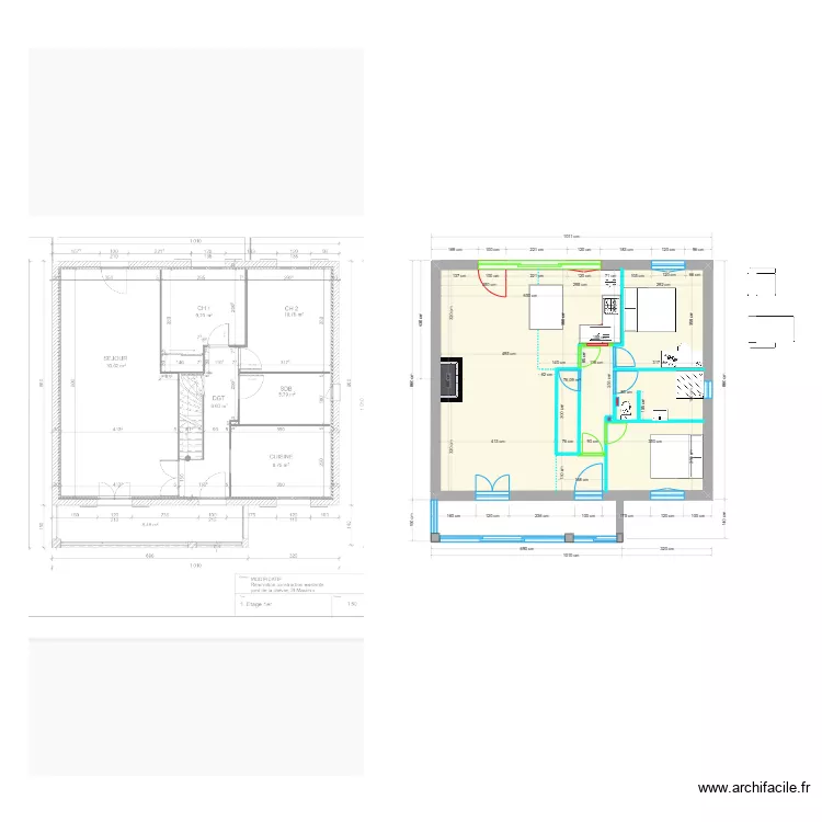 Pied de la Chèvre Projet II. Plan de Pied de la Chèvre Projet II. Plan de