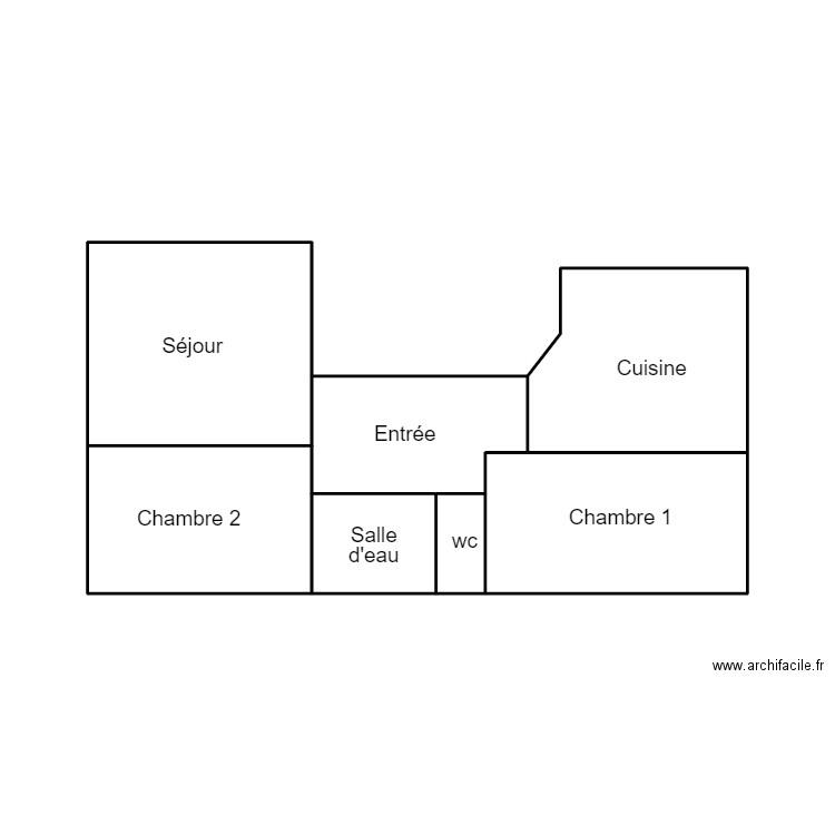 QUIMPER LHOSTIS. Plan de 7 pièces et 25 m2