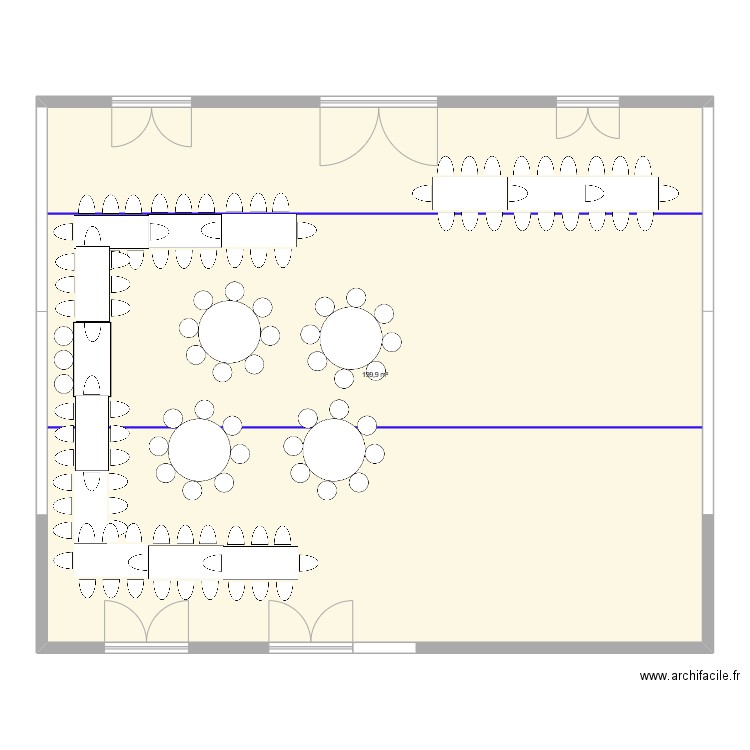 mariage. Plan de 1 pièce et 200 m2