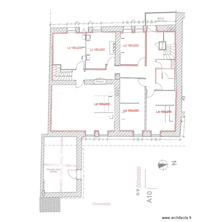 1er Etage Implantation 