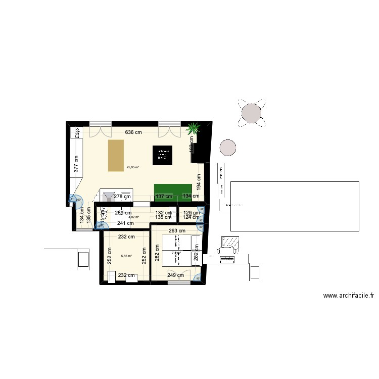 plan ideal. Plan de 0 pièce et 0 m2
