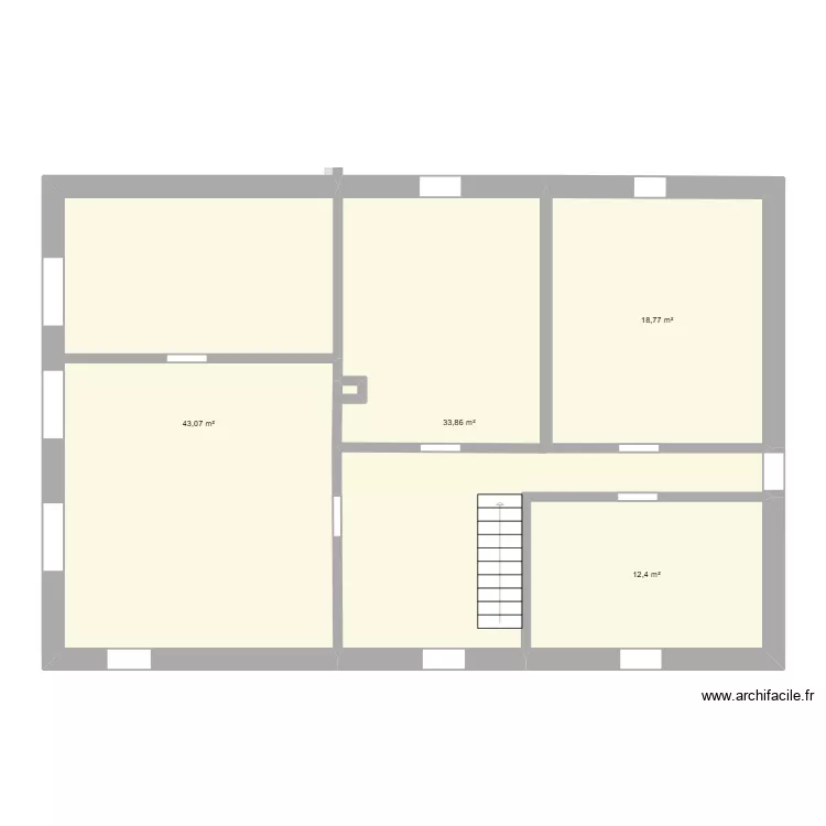 Eric rdc. Plan de 11  et 212 m²