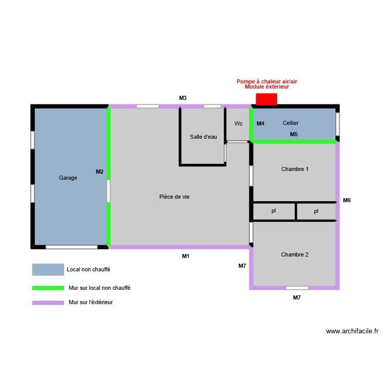 Huet mesurage. Plan de 0 pièce et 0 m2