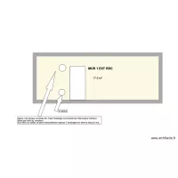 &eacute;clairage mur RDC est porte