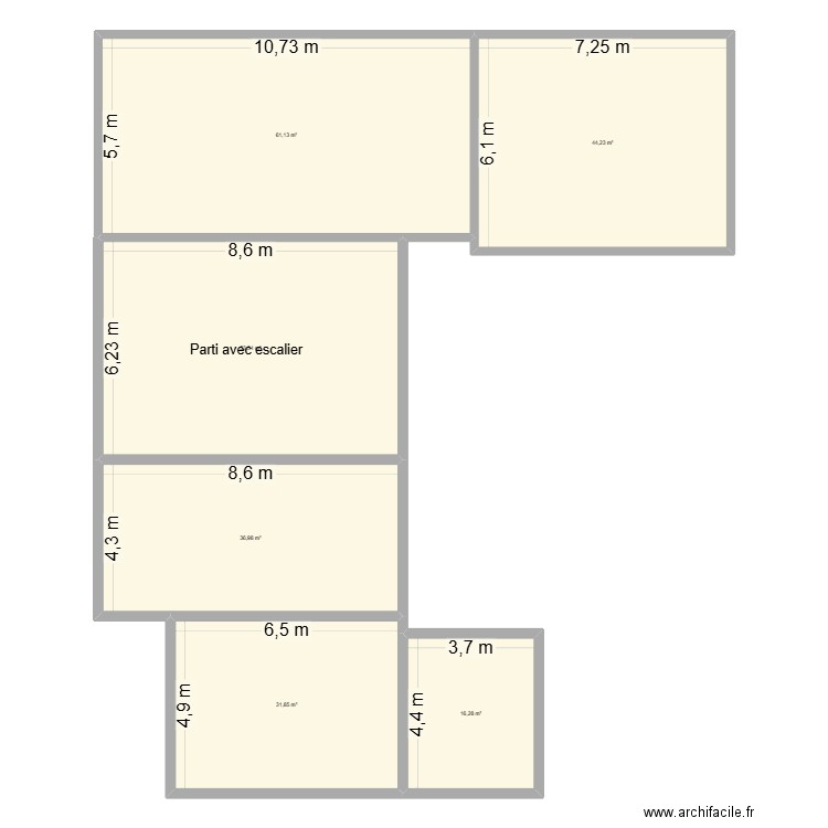 plan charme sur l'herbasse. Plan de 6 pièces et 244 m2