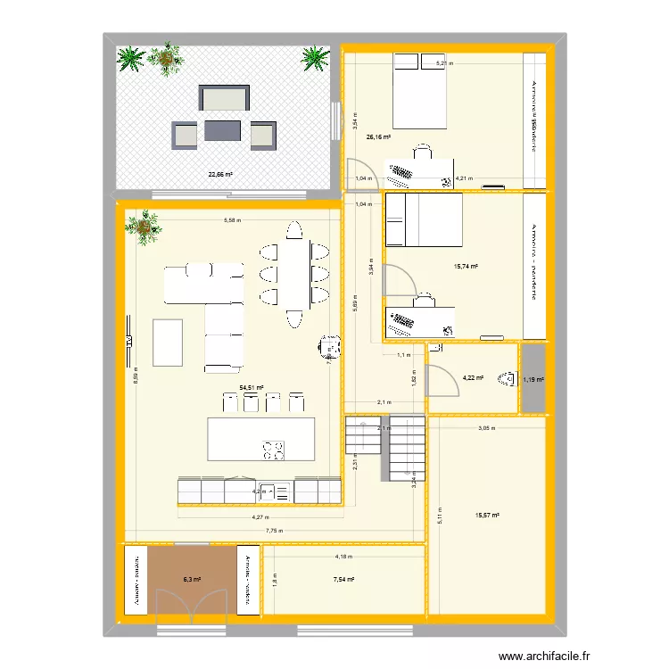 Maison Pontivy SDB PLUS GRAND. Plan de 9 et 154 m² Maison Pontivy SDB PLUS GRAND. Plan de 9 et 154 m²