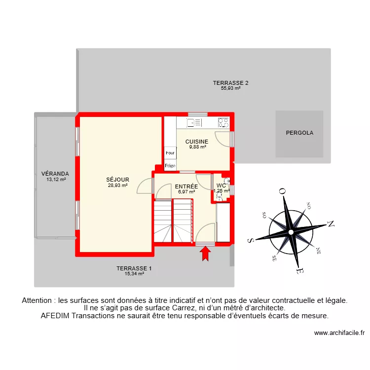 BI 34198 -. Plan de 37  et 269 m²