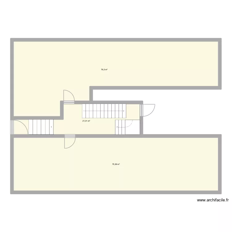 rdc immeuble. Plan de 3 et 173 m² rdc immeuble. Plan de 3 et 173 m²