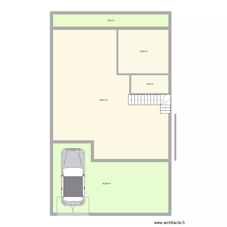 amir v6. Plan de 5  et 136 m²