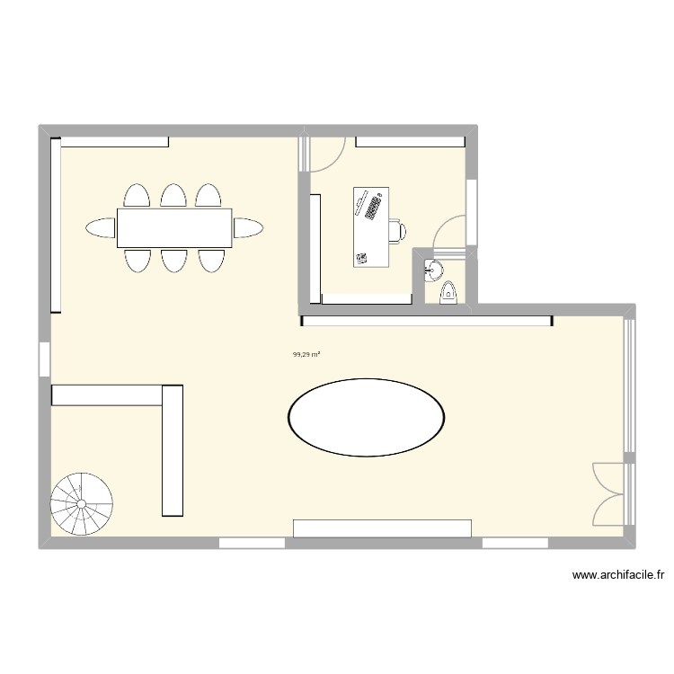 TFF Verviers. Plan de 0 pièce et 0 m2 TFF Verviers. Plan de 0 pièce et 0 m2