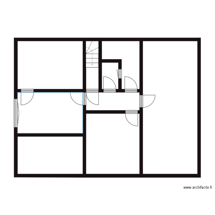 consorts fortina. Plan de 25 pièces et 275 m2