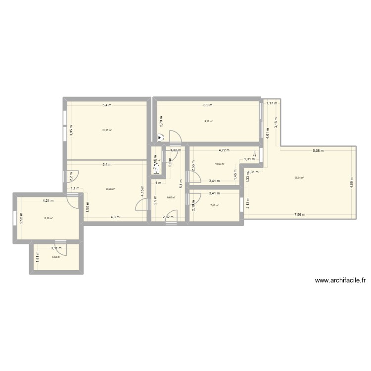 Appart. Plan de 0 pièce et 0 m2