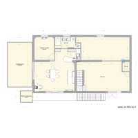 plan mamie équipé en bas et ascenceur terrasse