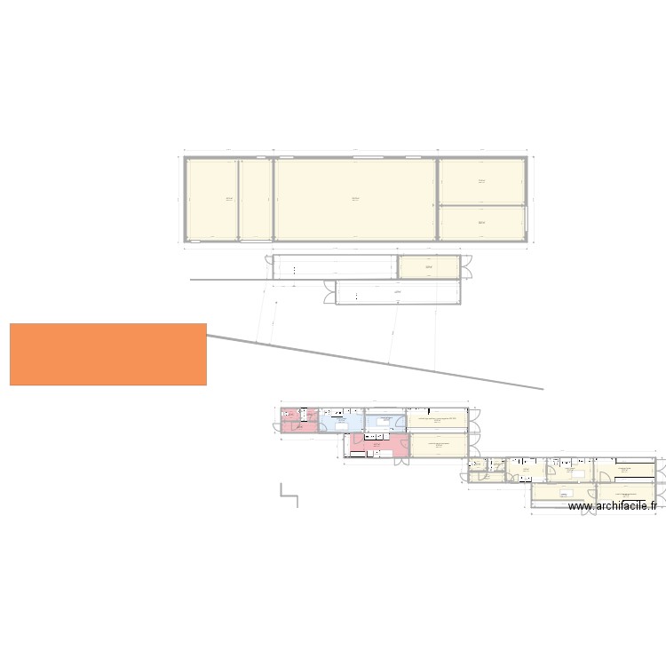 mialet v2. Plan de 22 pièces et 435 m2