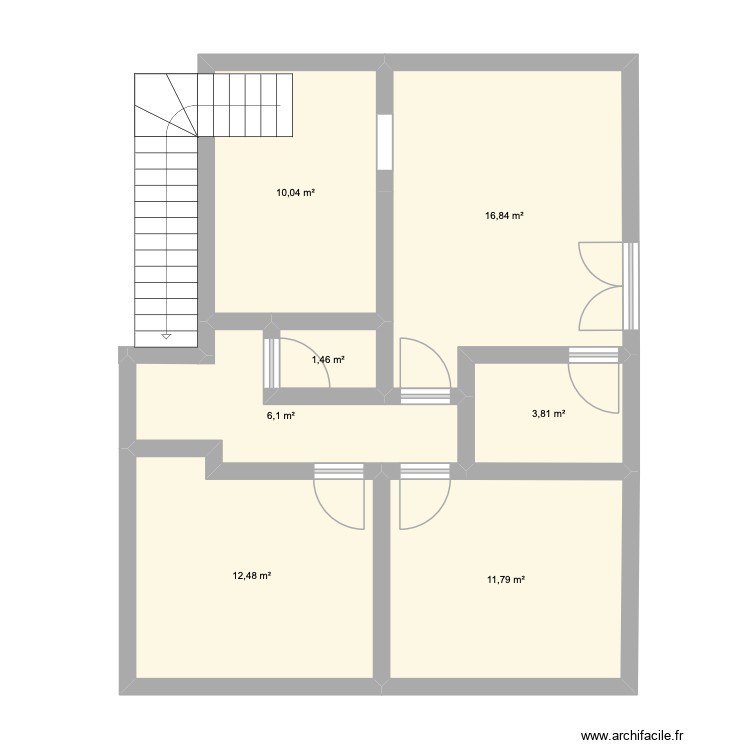 Rez de chaussée. Plan de 0 pièce et 0 m2 Rez de chaussée. Plan de 0 pièce et 0 m2