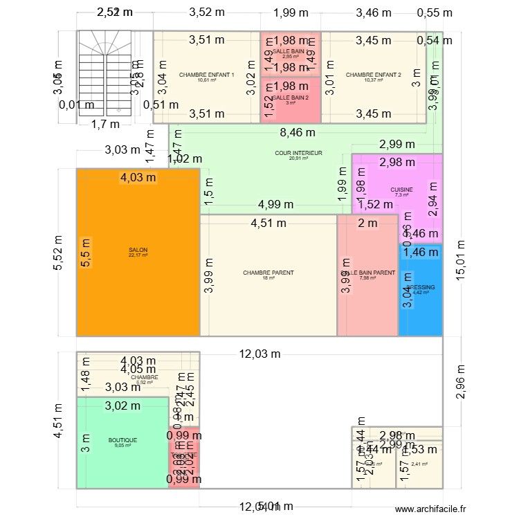 Plan TOURE 2. Plan de 0 pièce et 0 m2