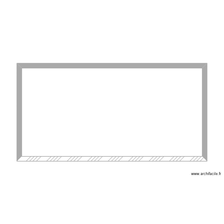 HVK. Plan de 1 pièce et 43 m2