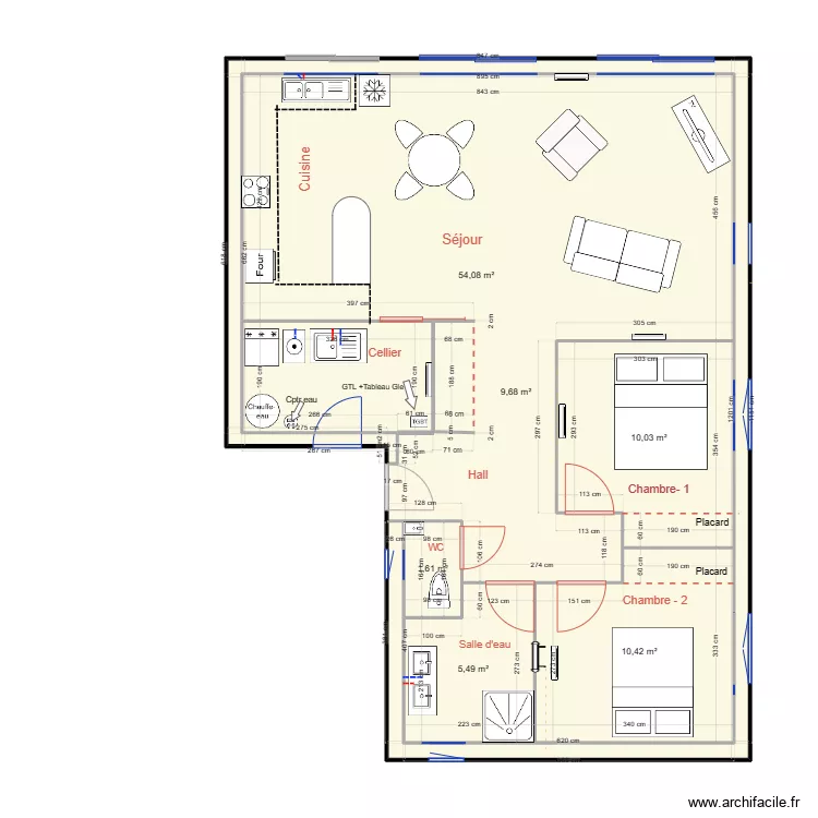 Plan second S/B .. Plan de 