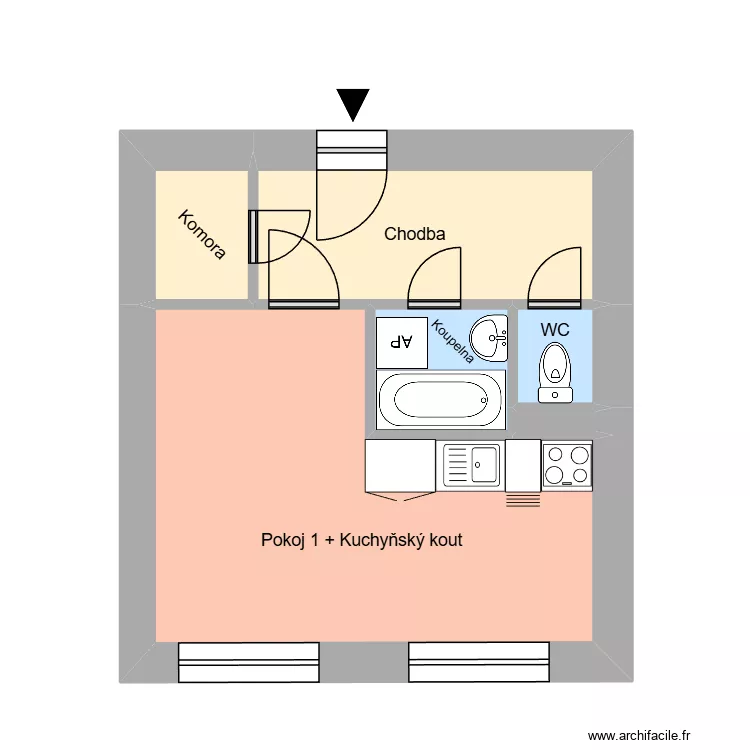 Na Michalůvce 526, byt 5. Plan de 10  et 147 m²