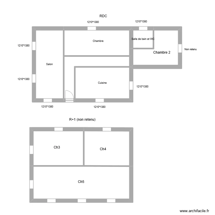 Chambon Annie. Plan de 